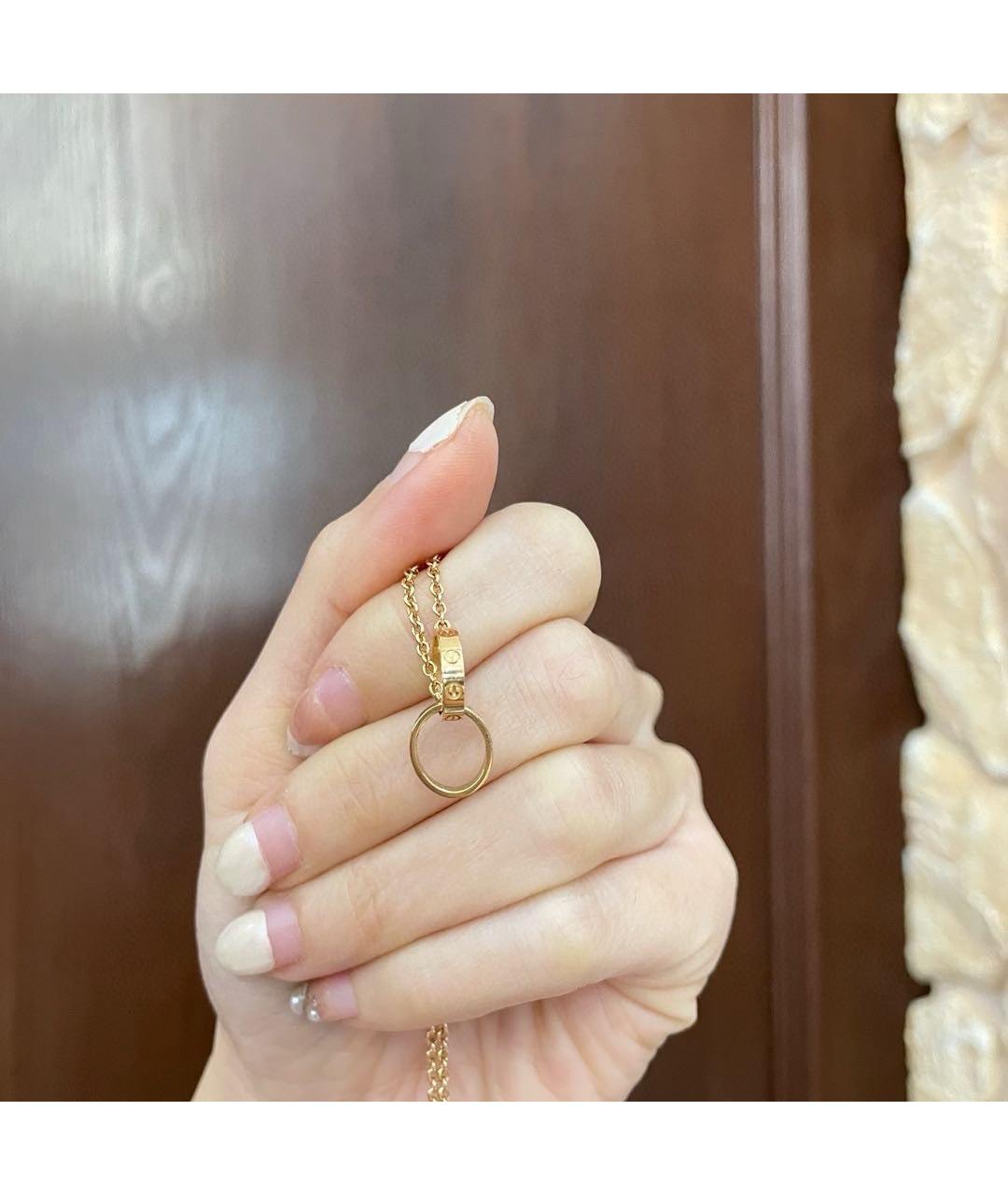 CARTIER Розовая подвеска из розового золота, фото 6