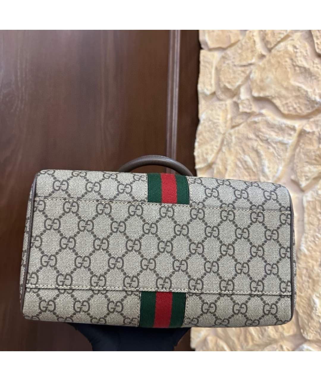 GUCCI Коричневая сумка тоут, фото 5