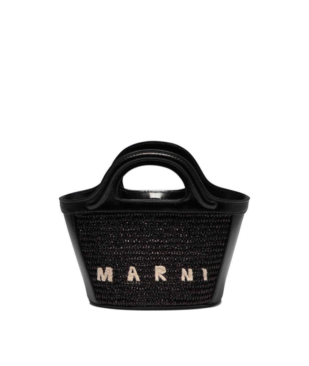 MARNI Черная сумка тоут, фото 1