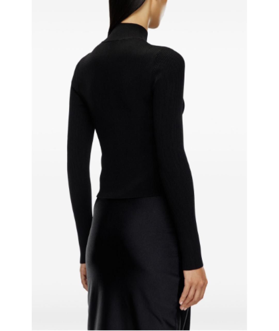 DIESEL Черный вискозный джемпер / свитер, фото 3