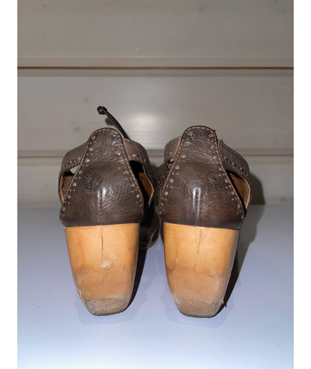 MARSELL Коричневые кожаные туфли, фото 4