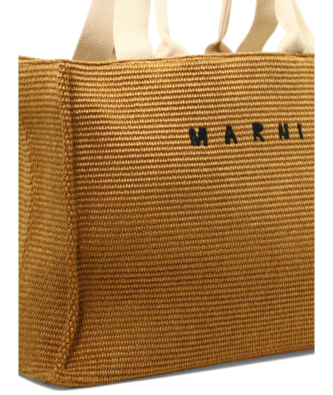 MARNI Бежевая сумка тоут, фото 4