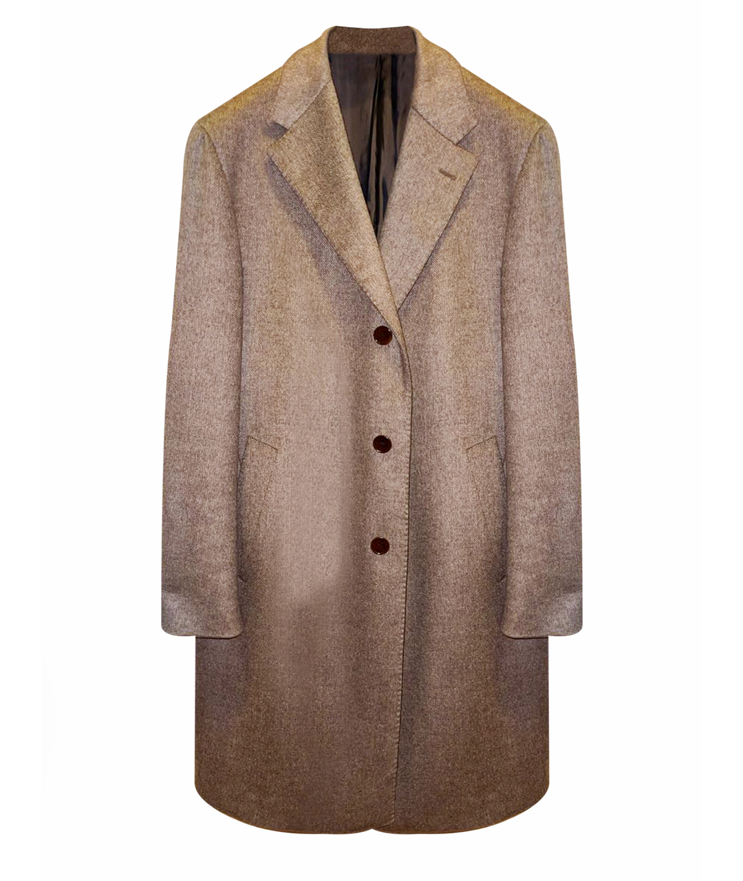CANTARELLI Коричневое кашемировое пальто, фото 1