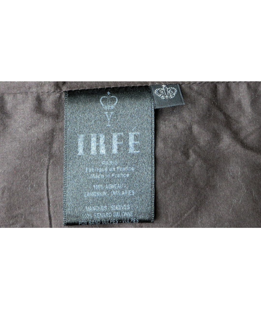 IRFE Коричневая кожаная куртка, фото 4