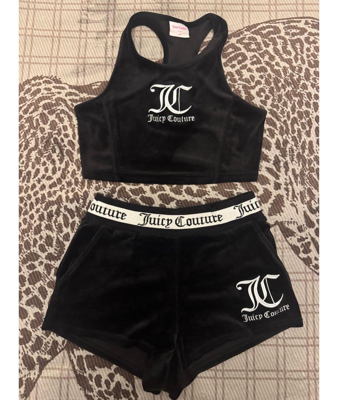 JUICY COUTURE Черный полиэстеровый спортивные костюмы, фото 5