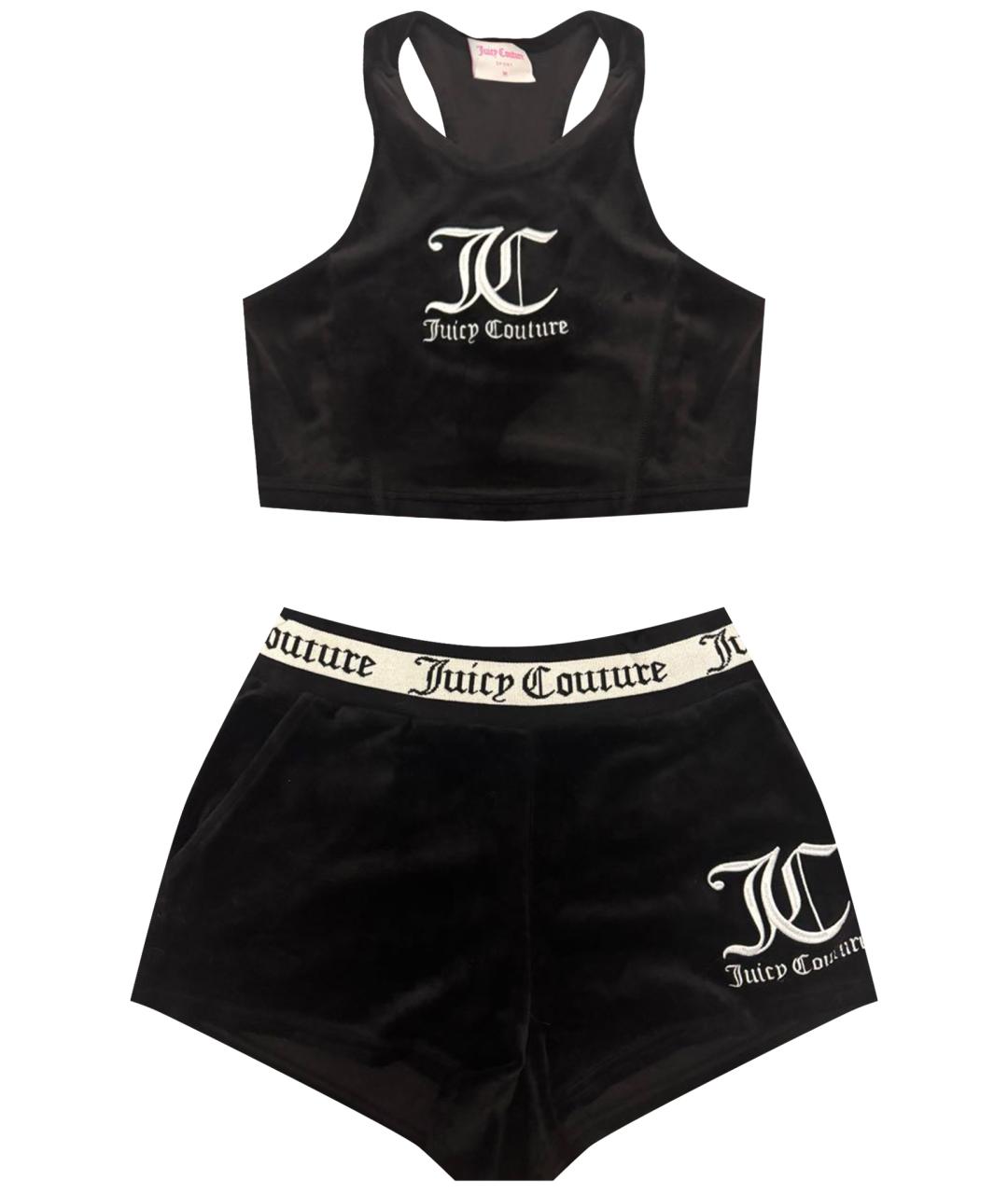 JUICY COUTURE Черный полиэстеровый спортивные костюмы, фото 1