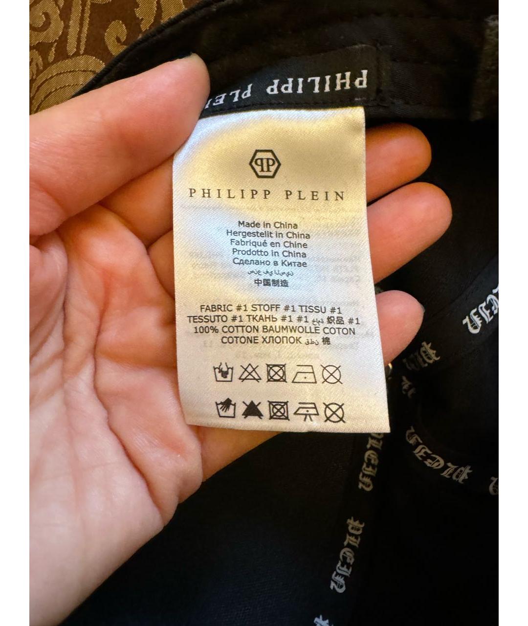 PHILIPP PLEIN Черная кепка, фото 4