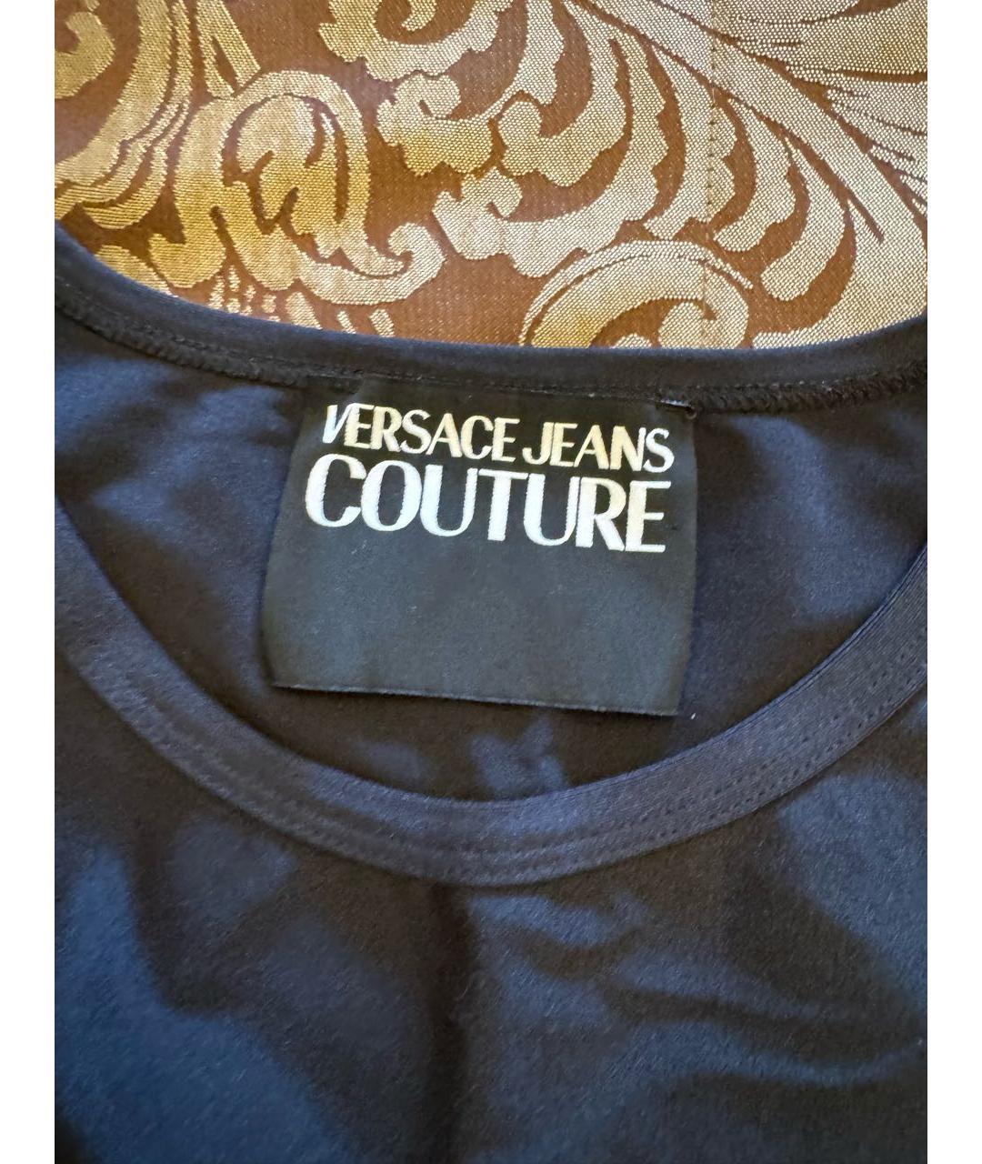 VERSACE JEANS COUTURE Черная майка, фото 2