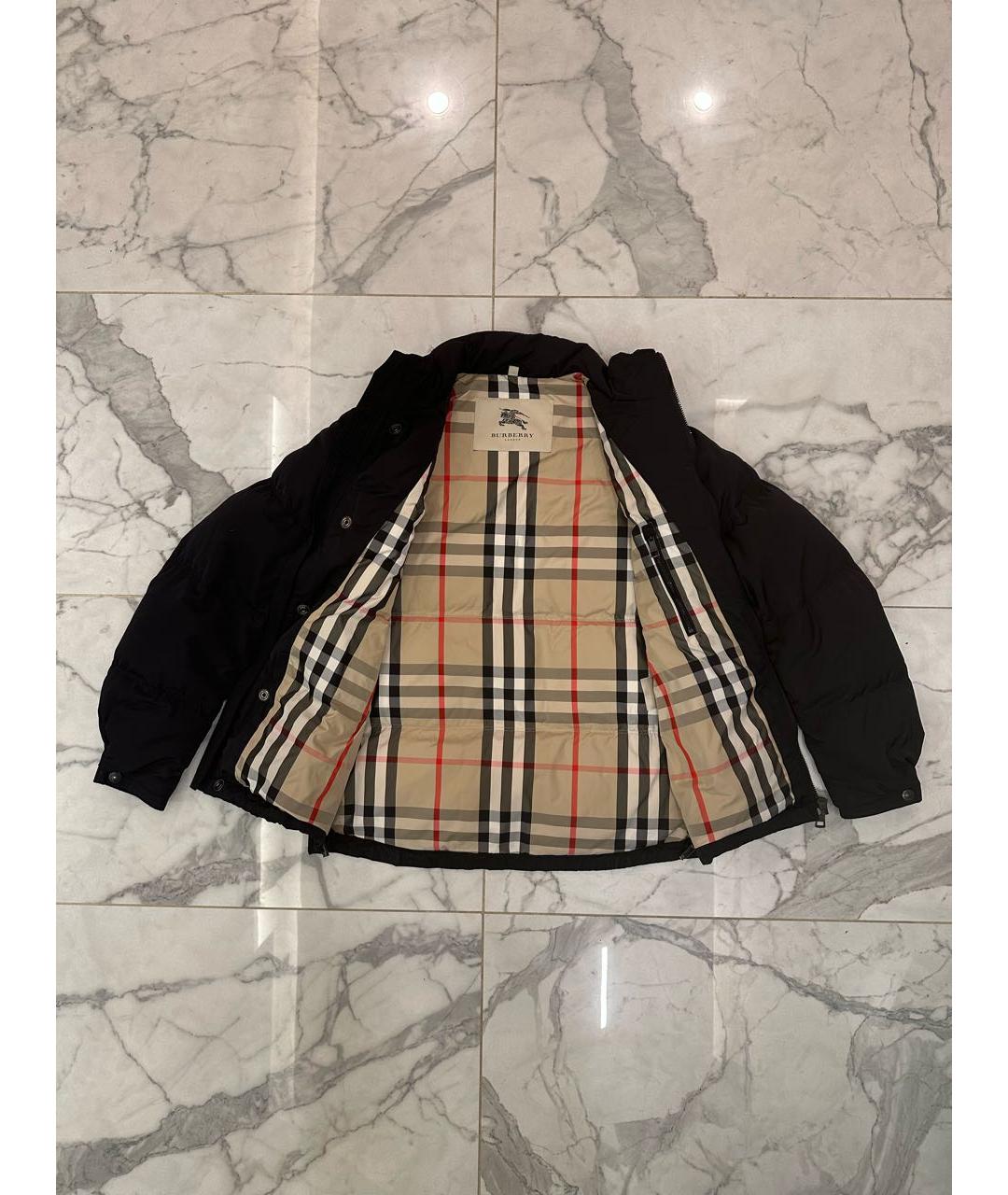 BURBERRY Черный пуховик, фото 3