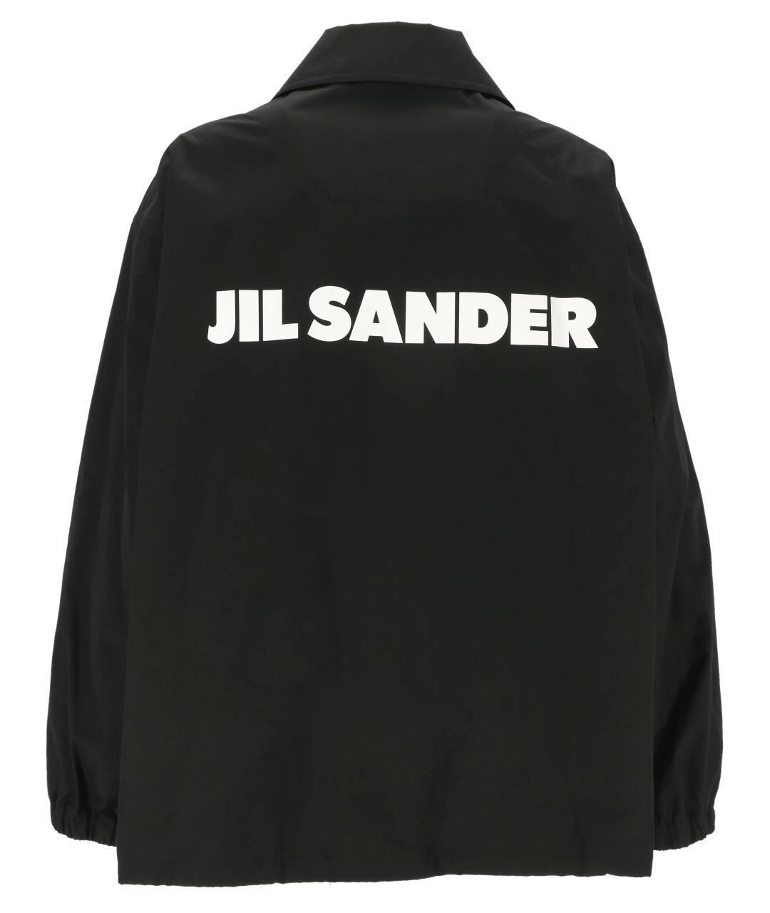 JIL SANDER Черная хлопковая куртка, фото 3