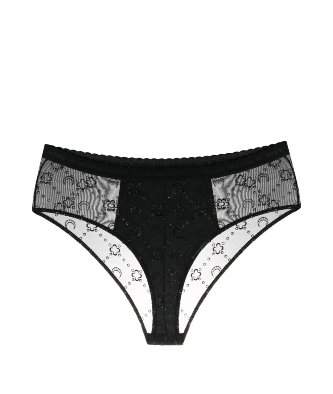 MARINE SERRE Черные трусы, фото 1