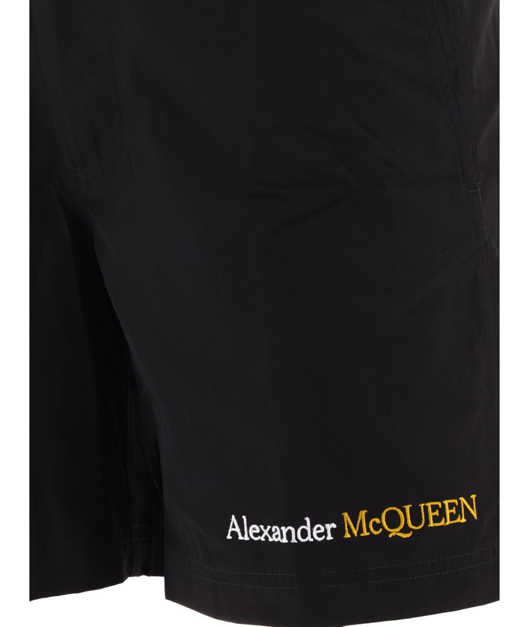 ALEXANDER MCQUEEN Черные полиамидовые плавки, фото 4