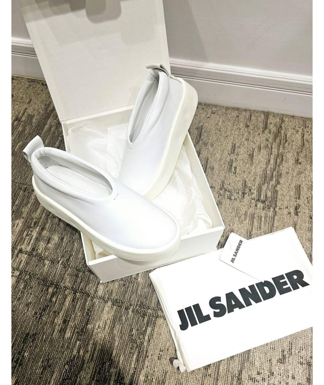 JIL SANDER Белые ботинки, фото 3