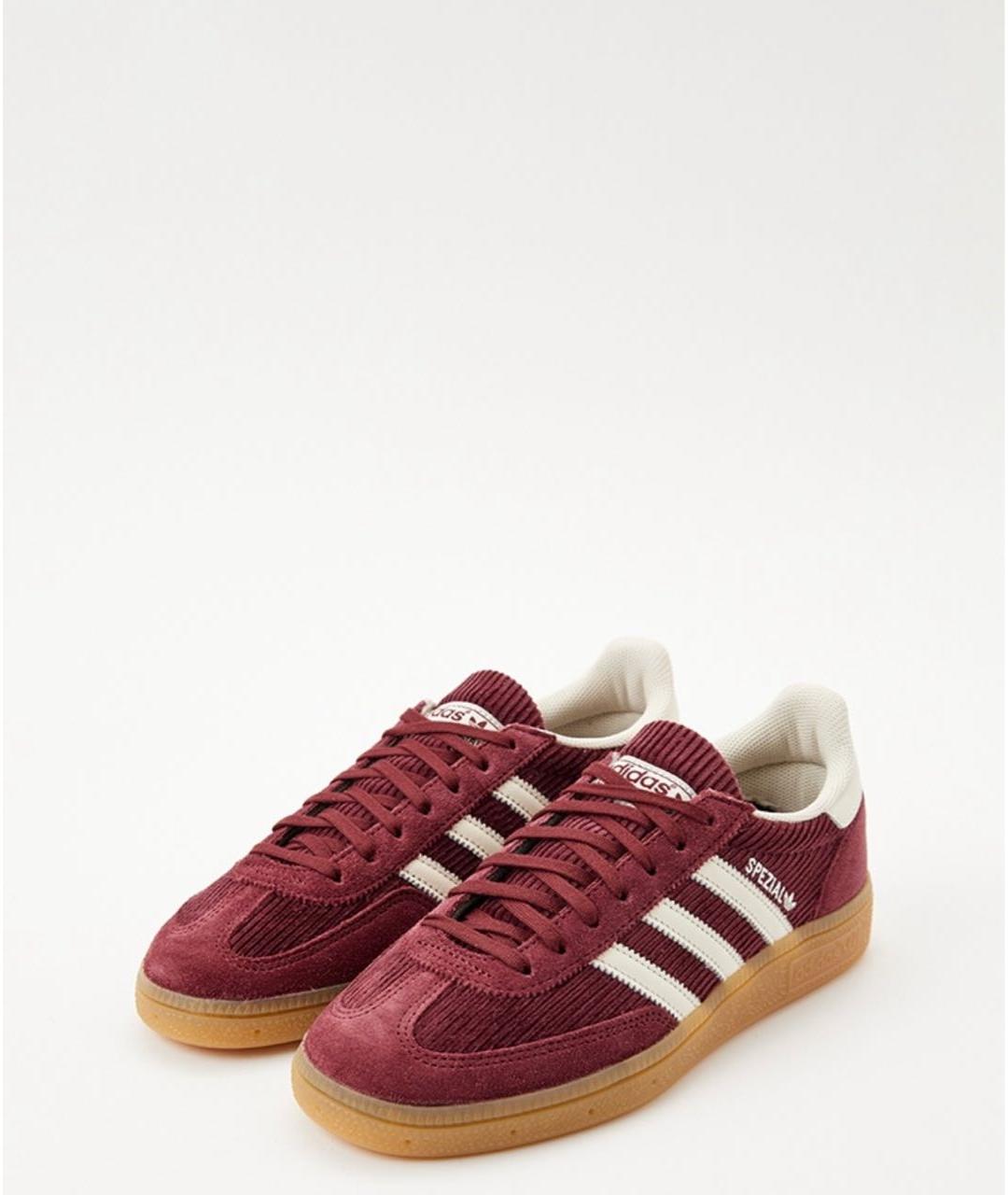 ADIDAS Бордовые замшевые кеды, фото 2