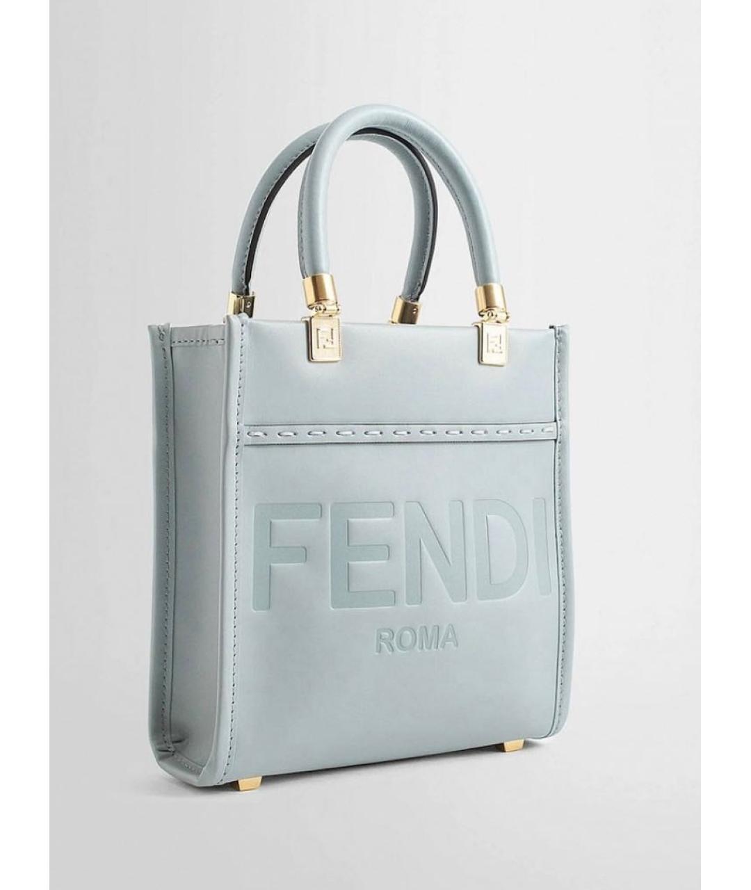 FENDI Кожаная сумка через плечо, фото 3