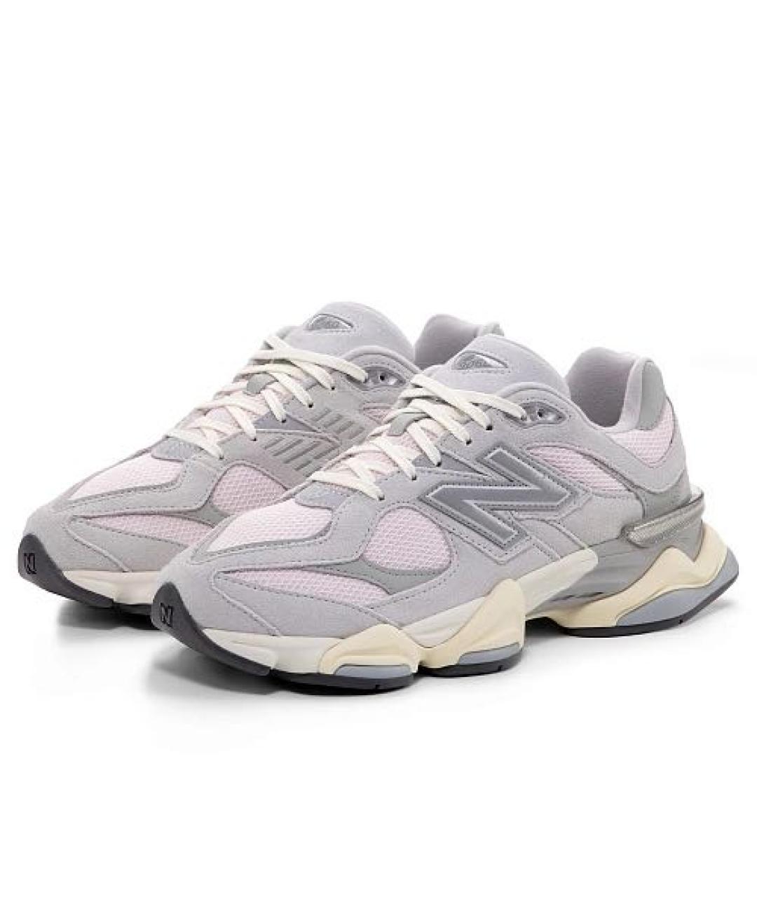 NEW BALANCE Серые замшевые кроссовки, фото 2