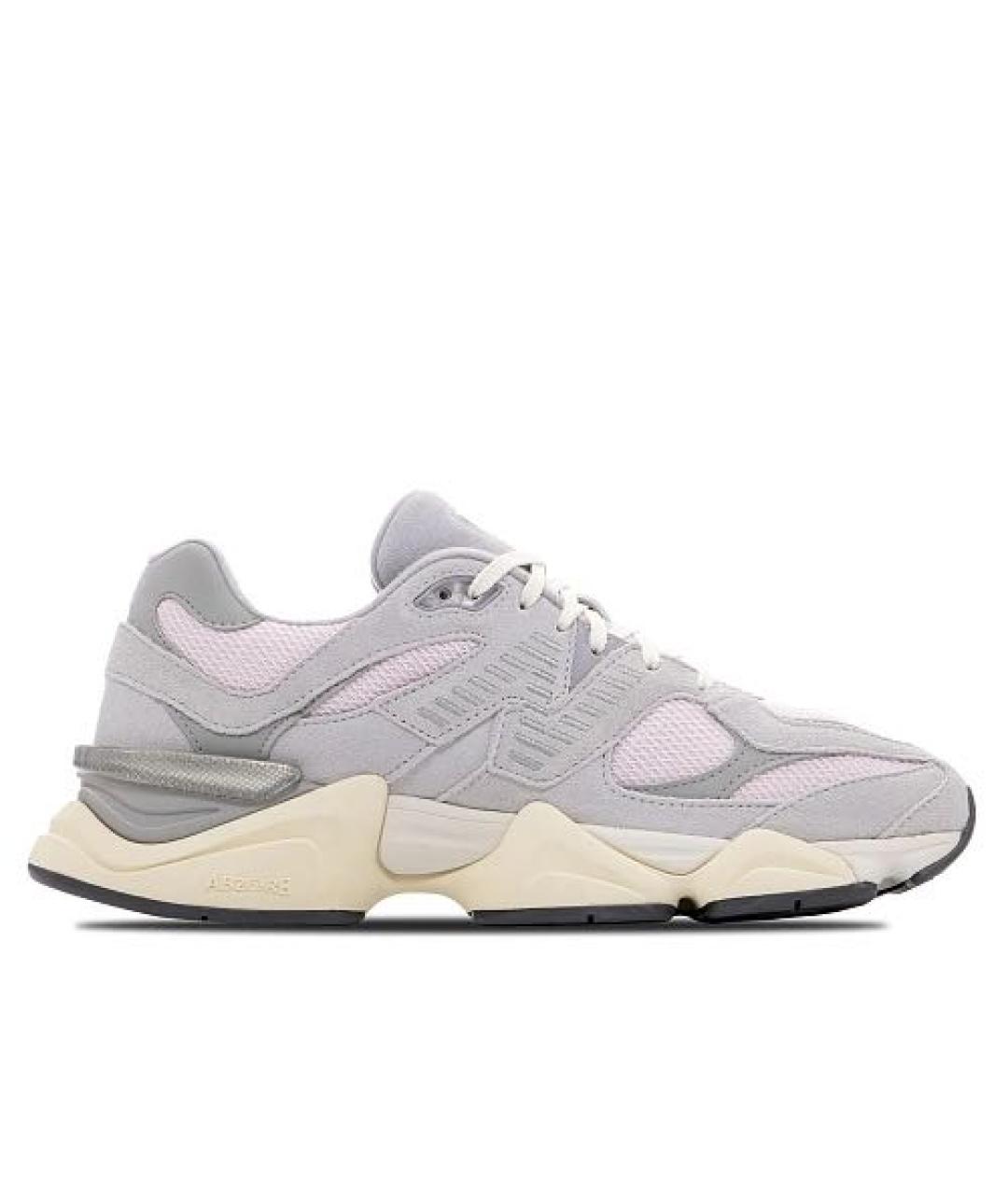 NEW BALANCE Серые замшевые кроссовки, фото 3