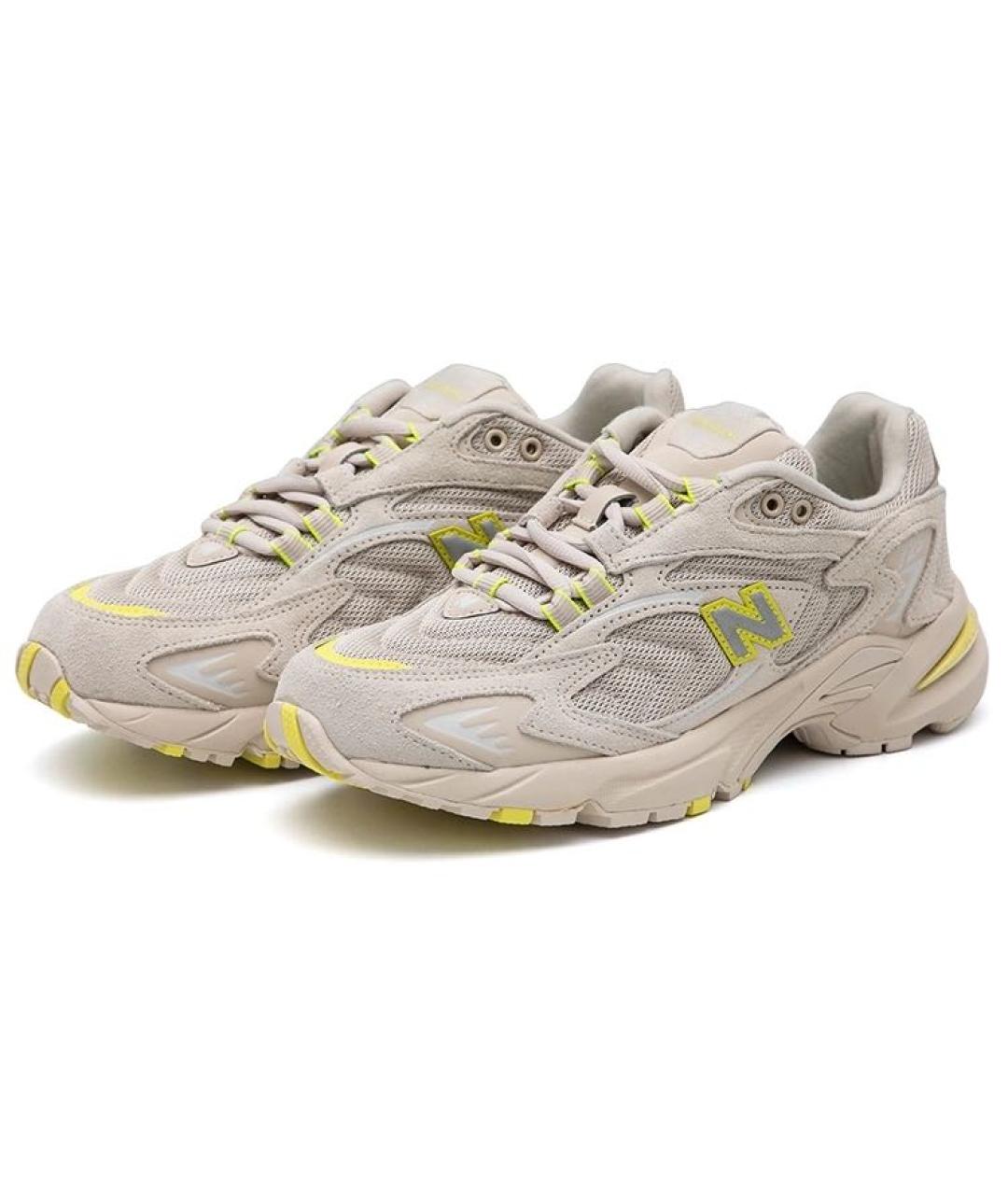 NEW BALANCE Бежевые замшевые кроссовки, фото 2