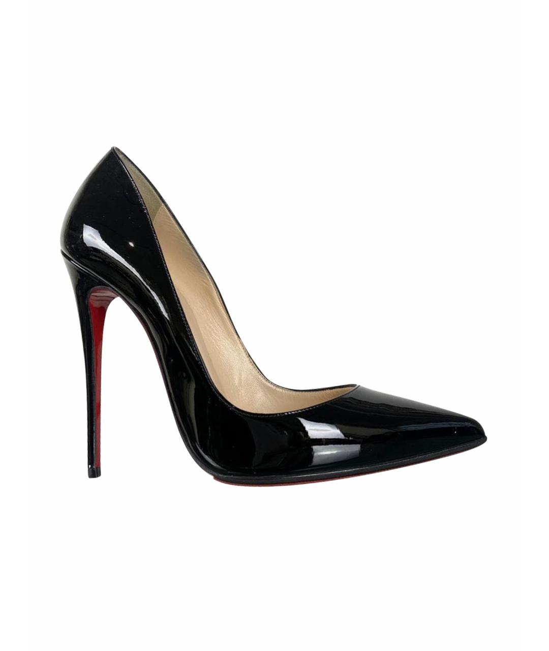 CHRISTIAN LOUBOUTIN Черные туфли из лакированной кожи, фото 9