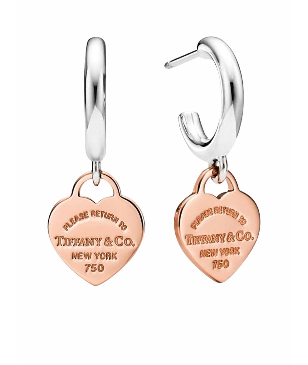 TIFFANY&CO Серебряные серебряные серьги, фото 1