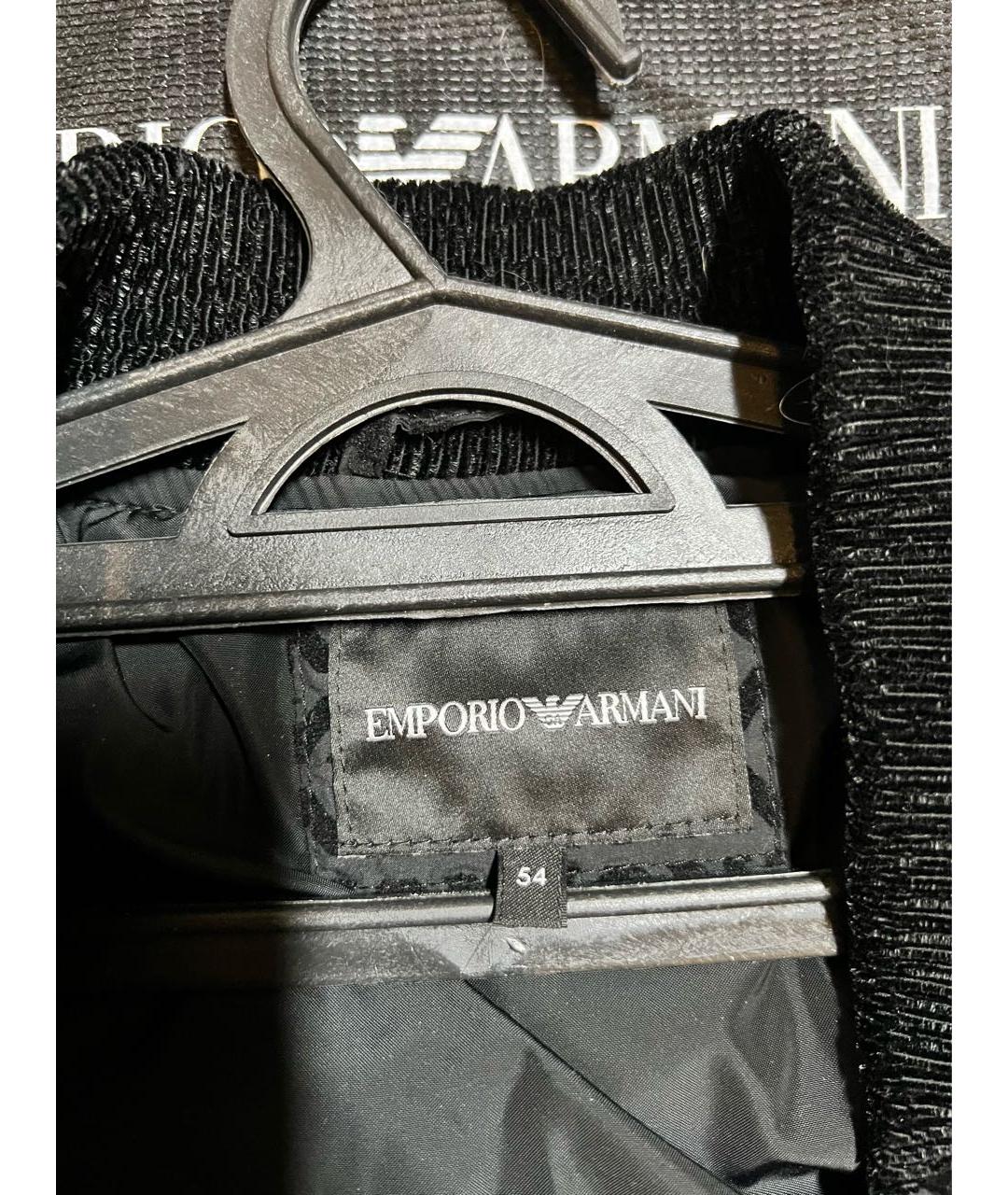 EMPORIO ARMANI Черный пуховик, фото 3