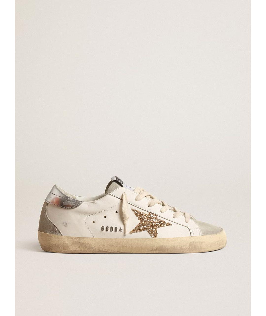 GOLDEN GOOSE DELUXE BRAND Белые кожаные кеды, фото 6