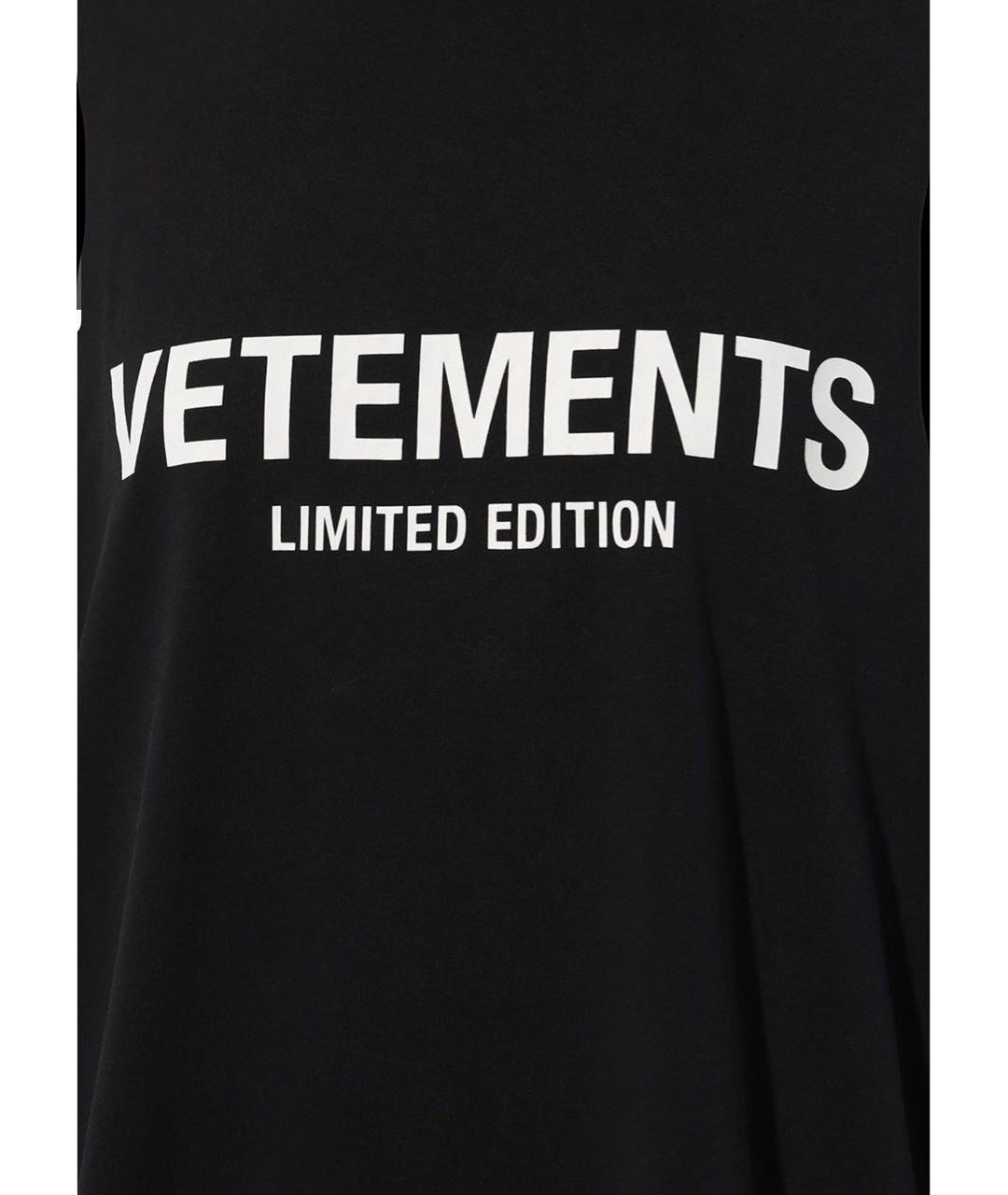 VETEMENTS Серая хлопковая футболка, фото 6