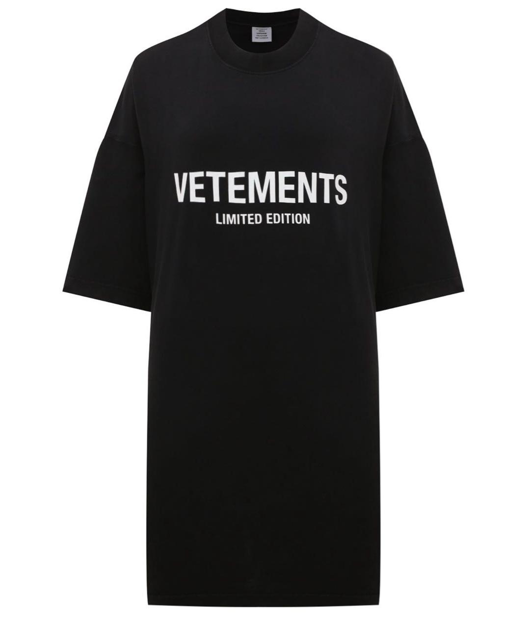 VETEMENTS Серая хлопковая футболка, фото 7