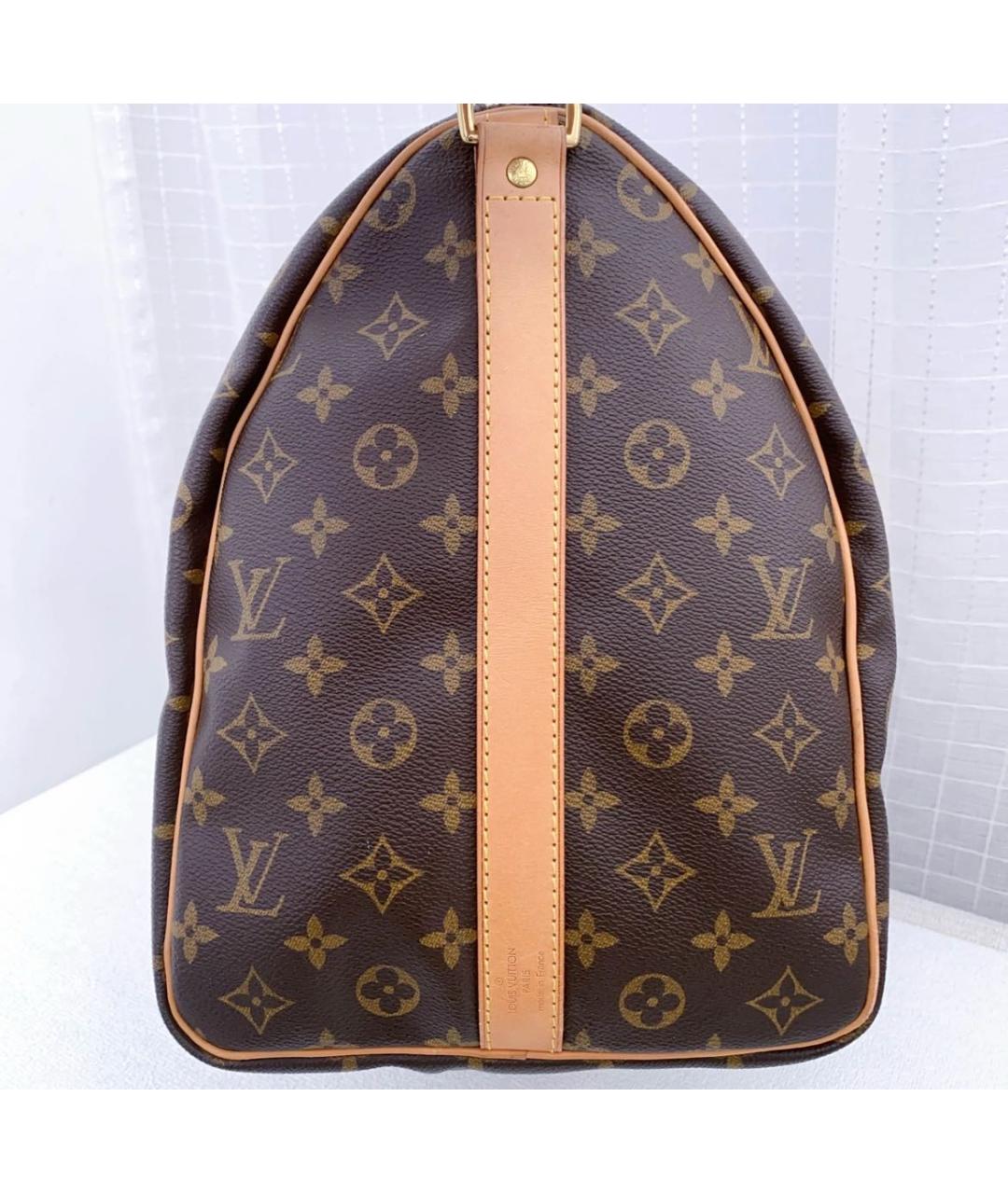 LOUIS VUITTON Коричневая дорожная/спортивная сумка, фото 4