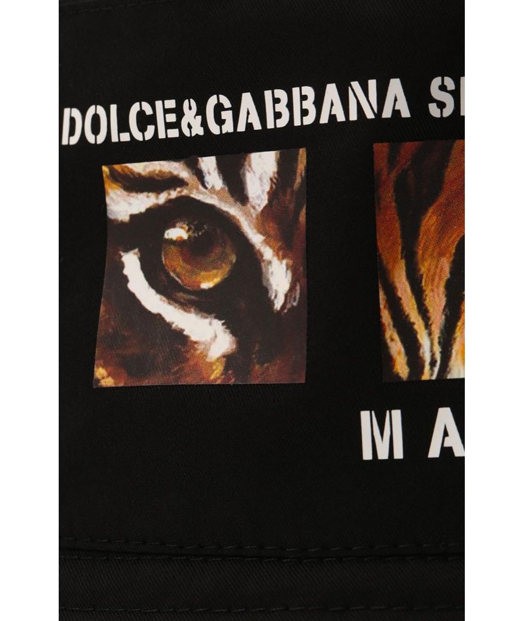 DOLCE&GABBANA Черная хлопковая кепка/бейсболка, фото 4