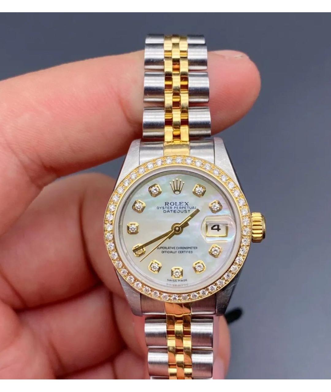 ROLEX Белые часы, фото 6