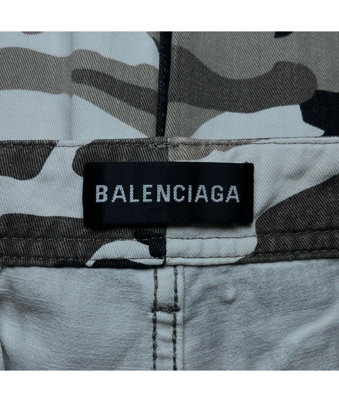 BALENCIAGA Мульти прямые брюки, фото 7