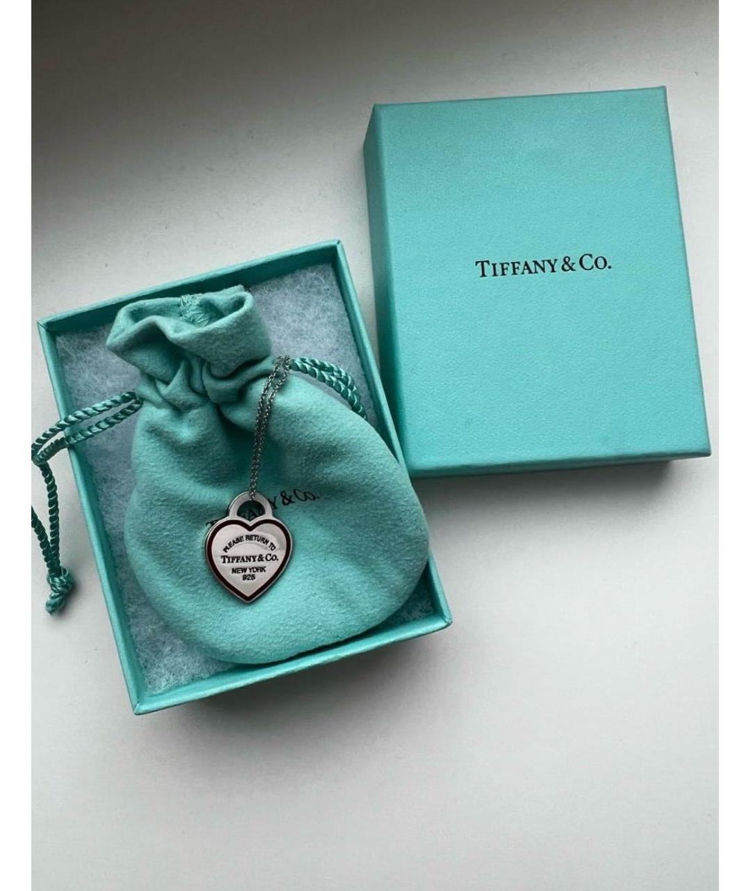 TIFFANY&CO Серебряная серебряная подвеска, фото 4