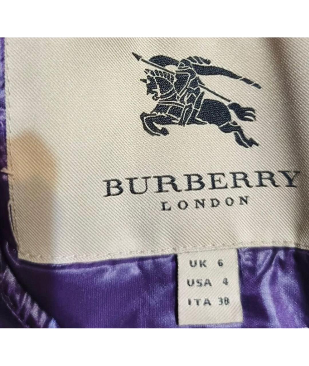 BURBERRY Фиолетовый пуховик, фото 4