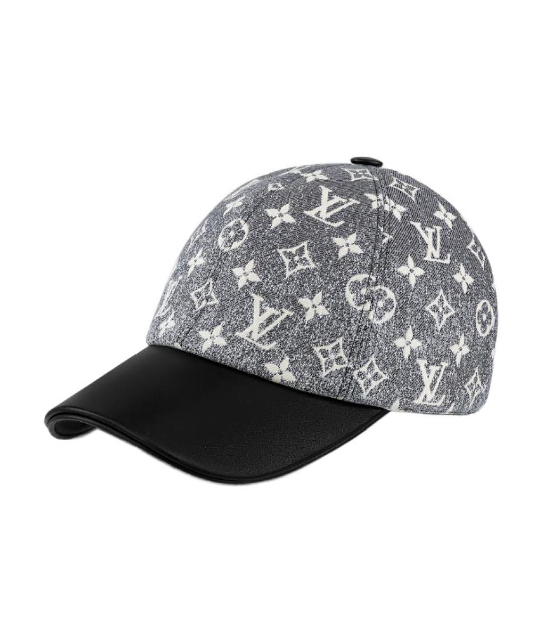 LOUIS VUITTON Черная хлопковая кепка, фото 1