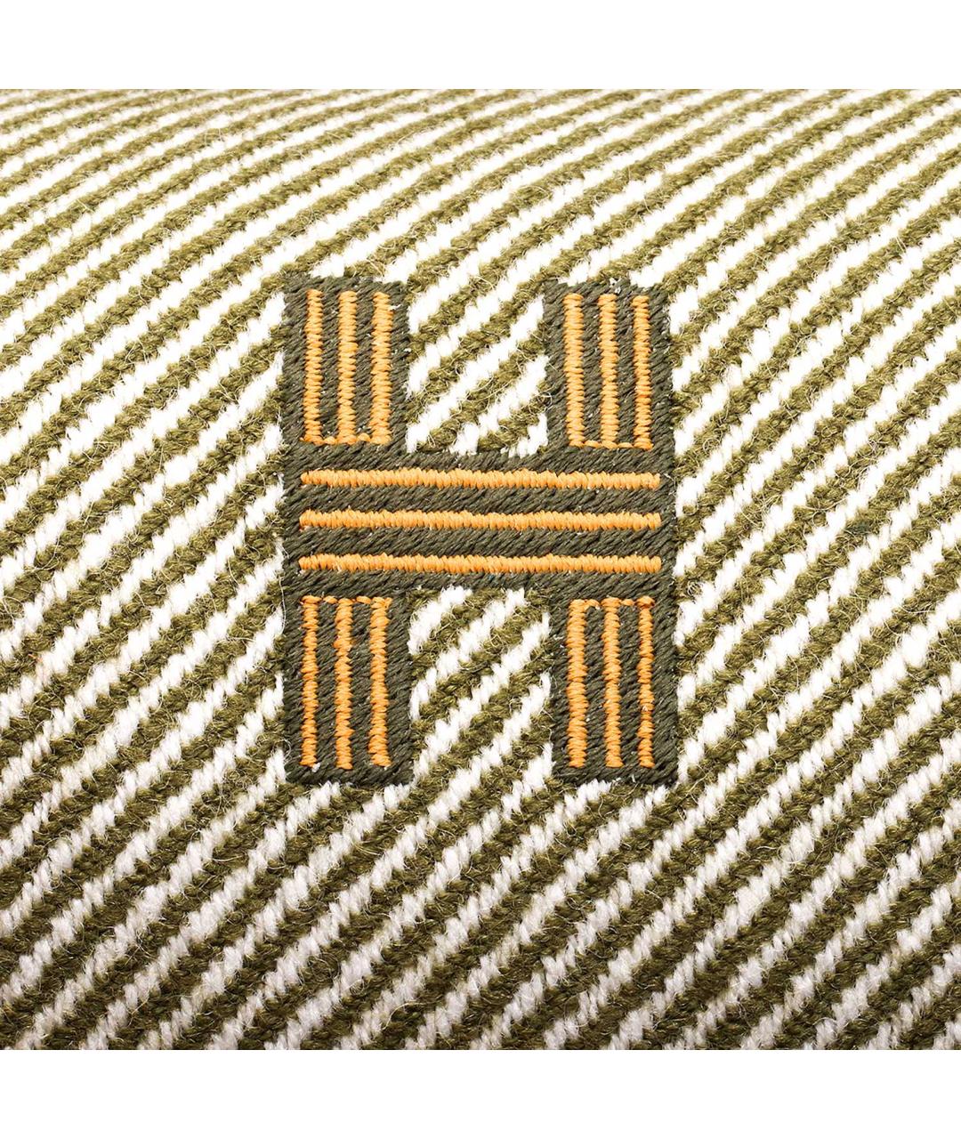 HERMES Зеленая тканевая косметичка, фото 8