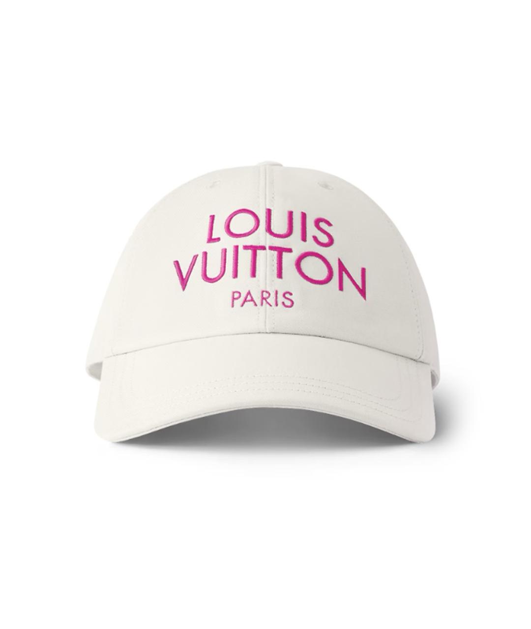 LOUIS VUITTON Белая хлопковая кепка, фото 2