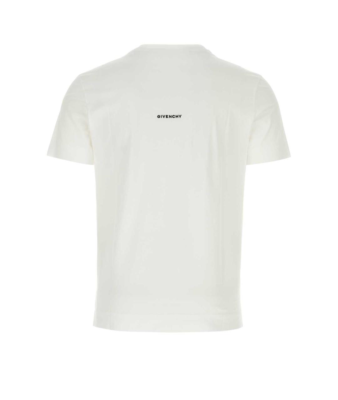 GIVENCHY Белая хлопковая футболка, фото 2