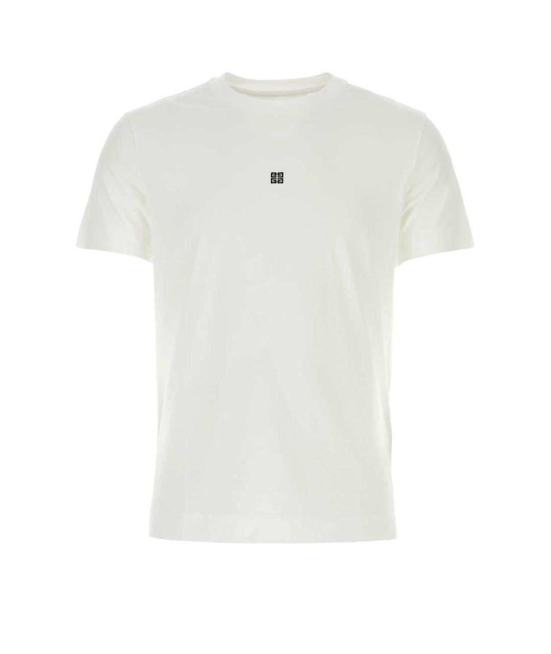 GIVENCHY Белая хлопковая футболка, фото 1