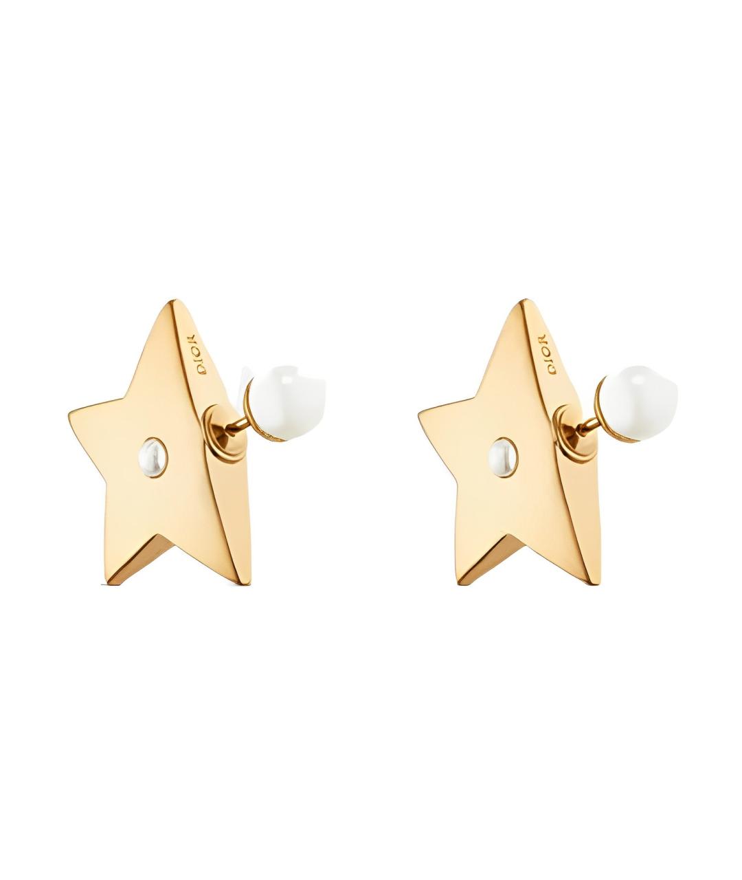 CHRISTIAN DIOR Золотые серьги, фото 3