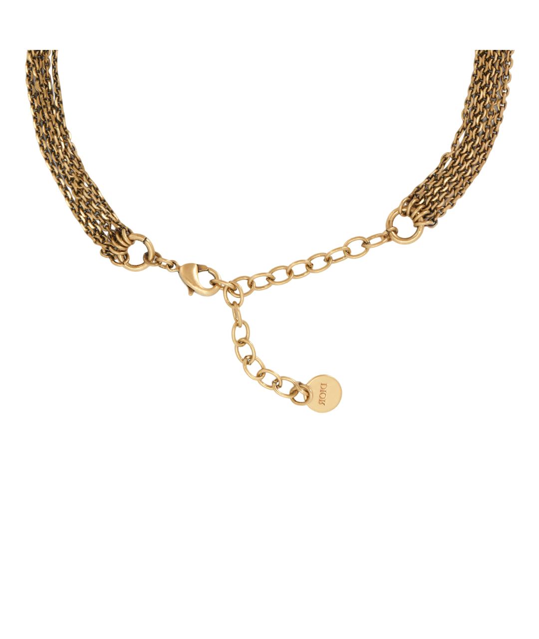 CHRISTIAN DIOR Золотое колье, фото 4
