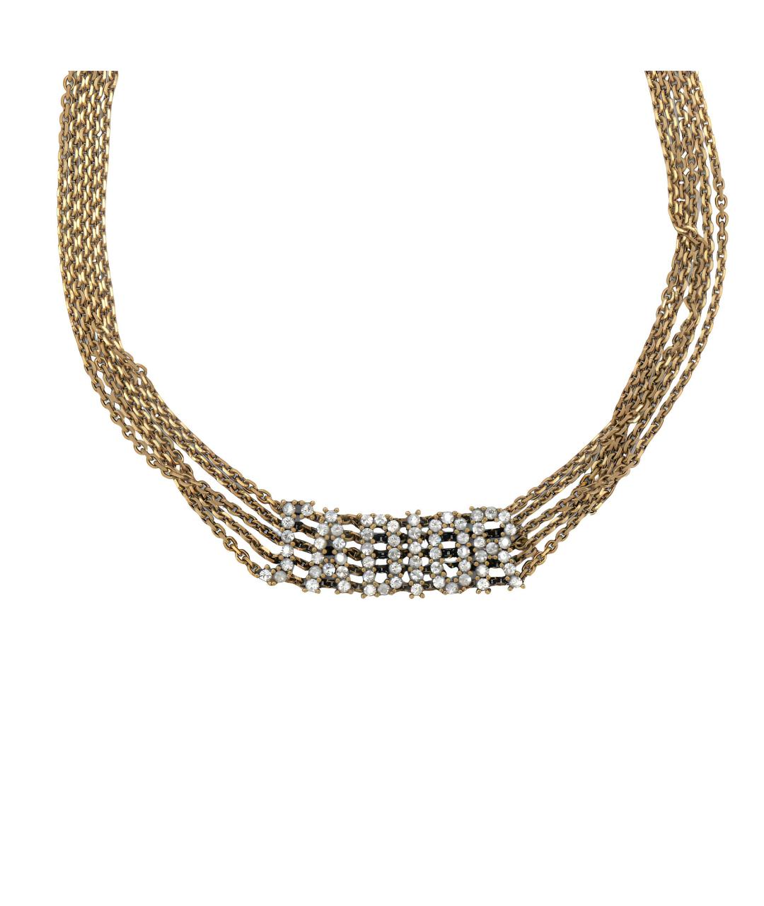 CHRISTIAN DIOR Золотое колье, фото 3