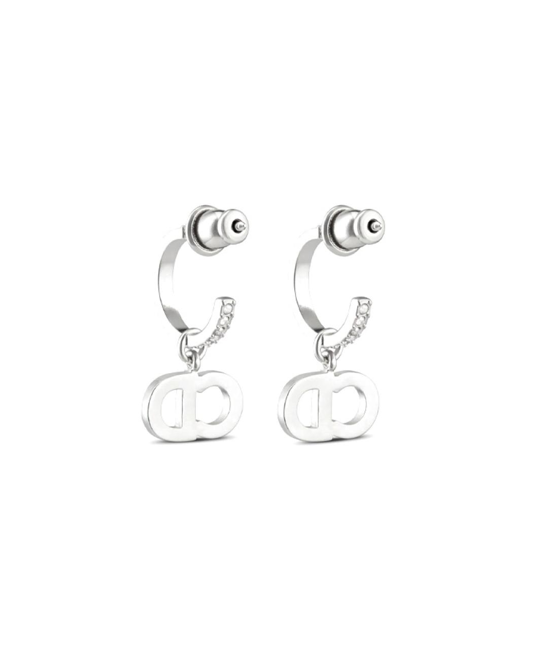 CHRISTIAN DIOR Серебряные металлические серьги, фото 4