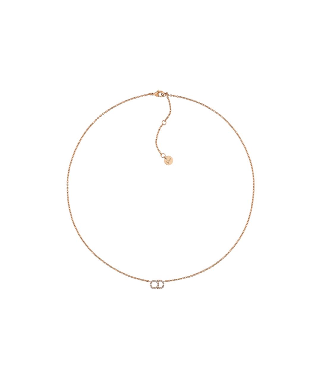 CHRISTIAN DIOR Золотая металлическая цепочка, фото 3