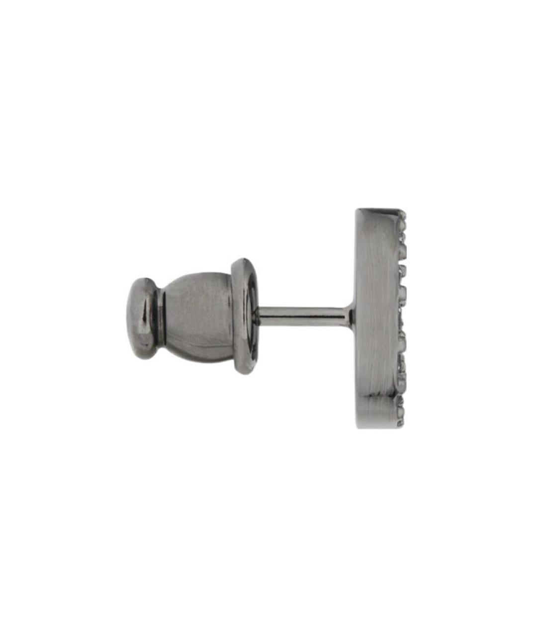 CHRISTIAN DIOR Серебряные металлические серьги, фото 2