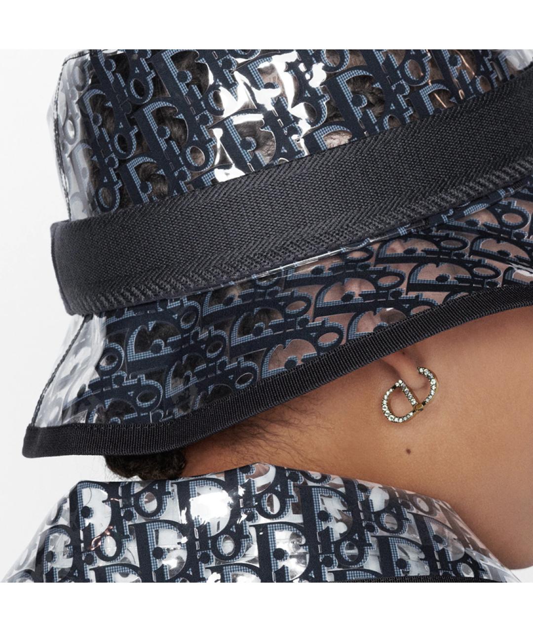 CHRISTIAN DIOR Золотые металлические серьги, фото 2