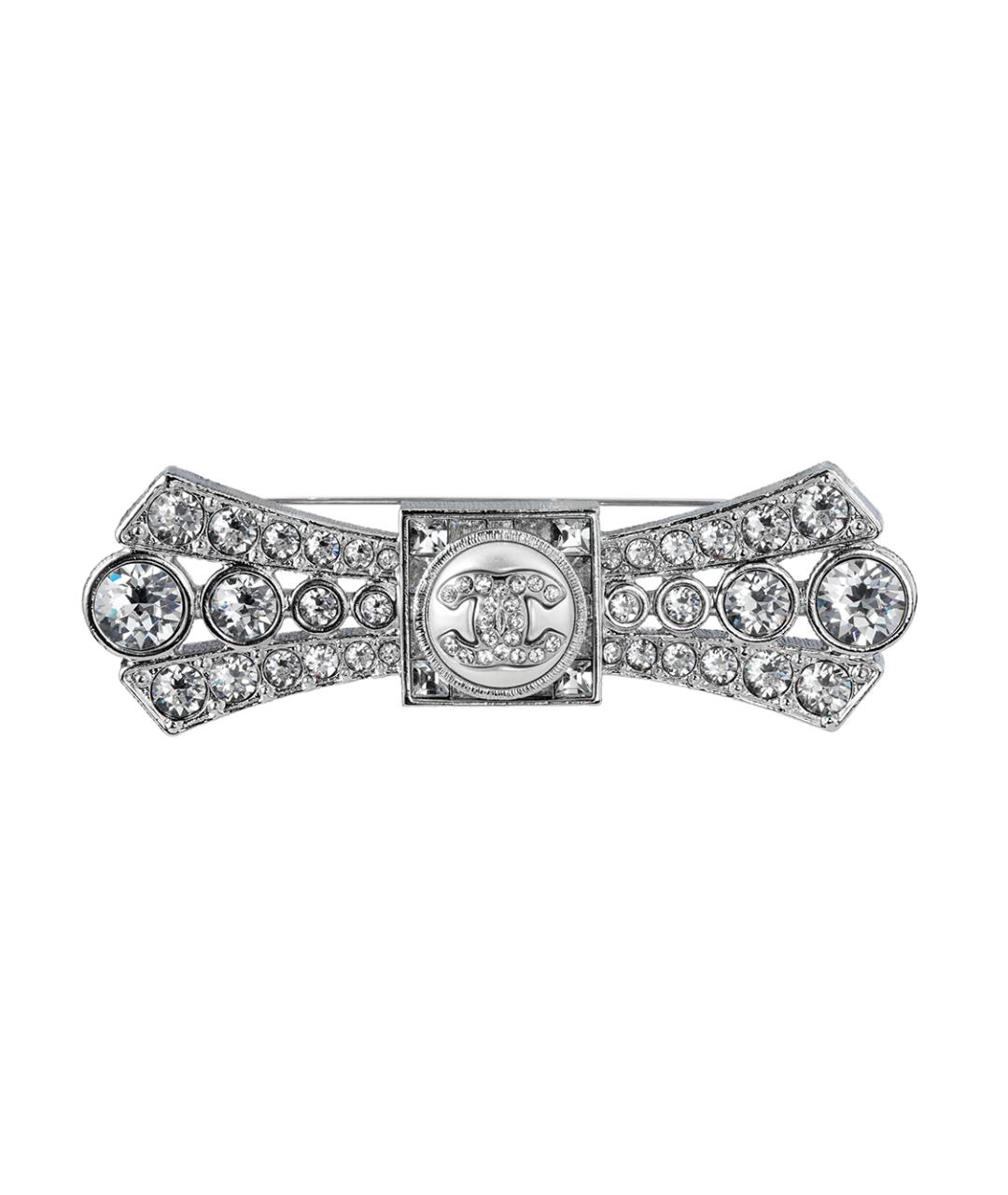 CHANEL Серебряная металлическая булавка / брошь, фото 1