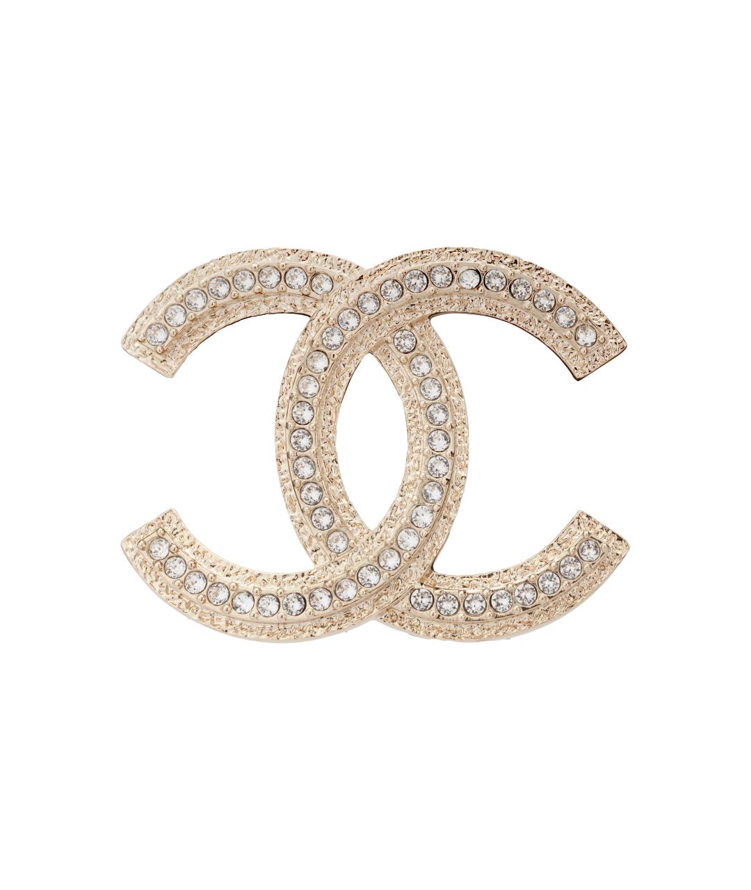 CHANEL Золотая металлическая булавка / брошь, фото 1