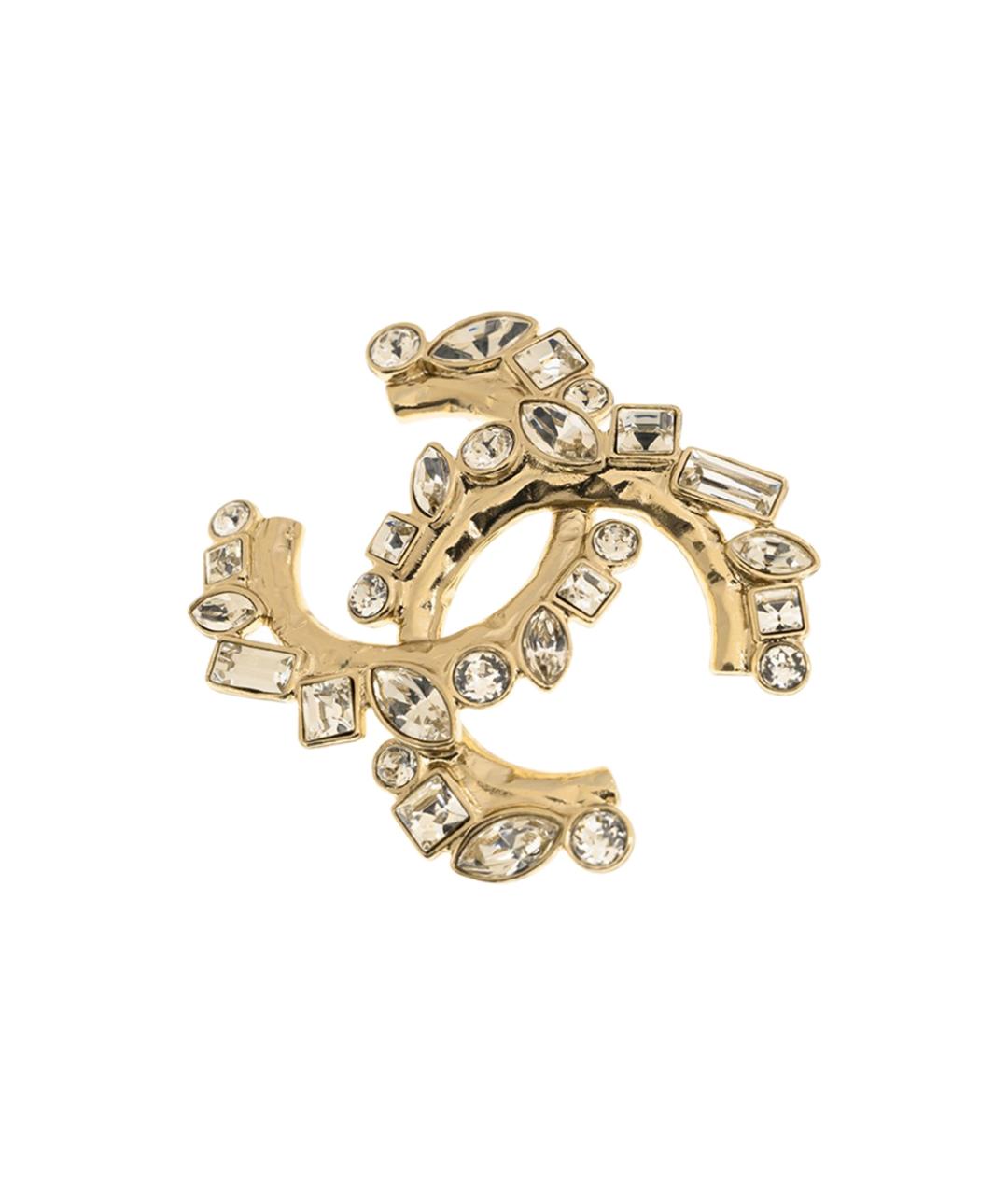 CHANEL Золотая металлическая булавка / брошь, фото 2