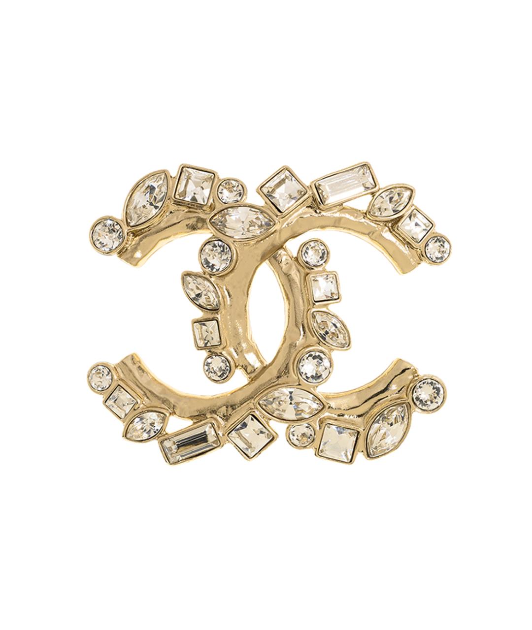 CHANEL Золотая металлическая булавка / брошь, фото 1